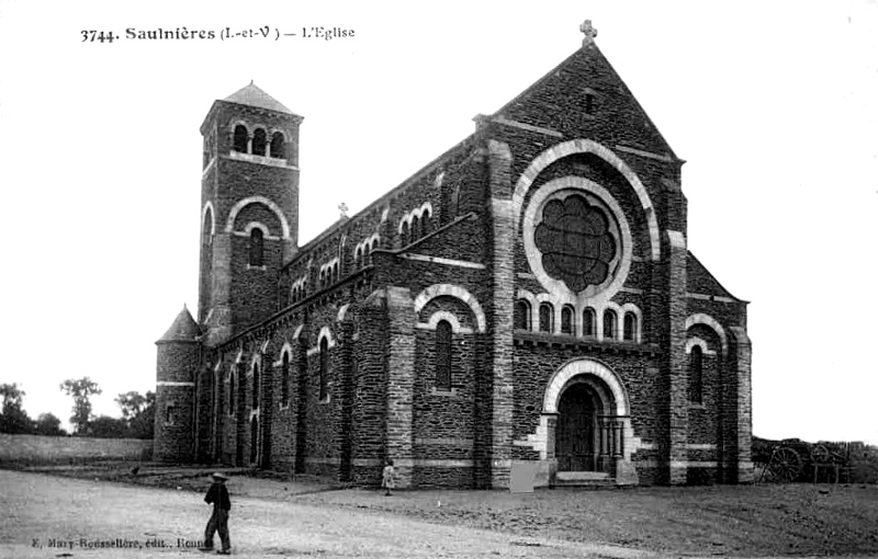 Eglise de Saulnires (Bretagne).