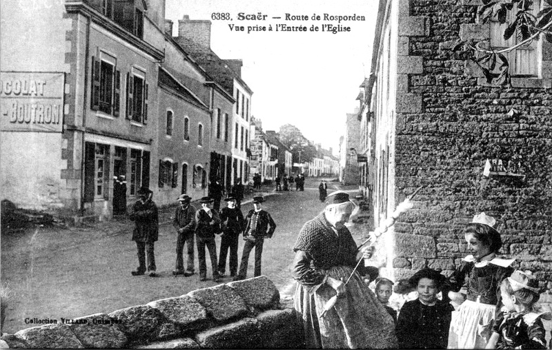 Ville de Scaër (Bretagne).