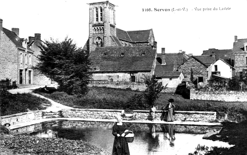 Ville de Servon-sur-Vilaine (Bretagne).