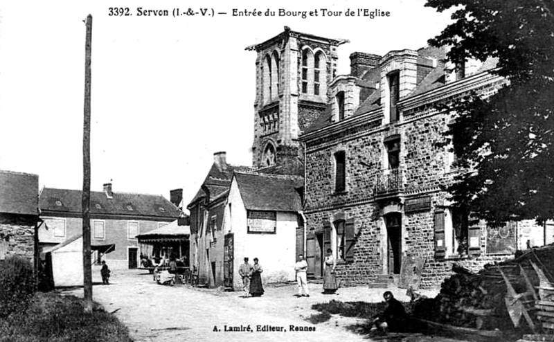Ville de Servon-sur-Vilaine (Bretagne).