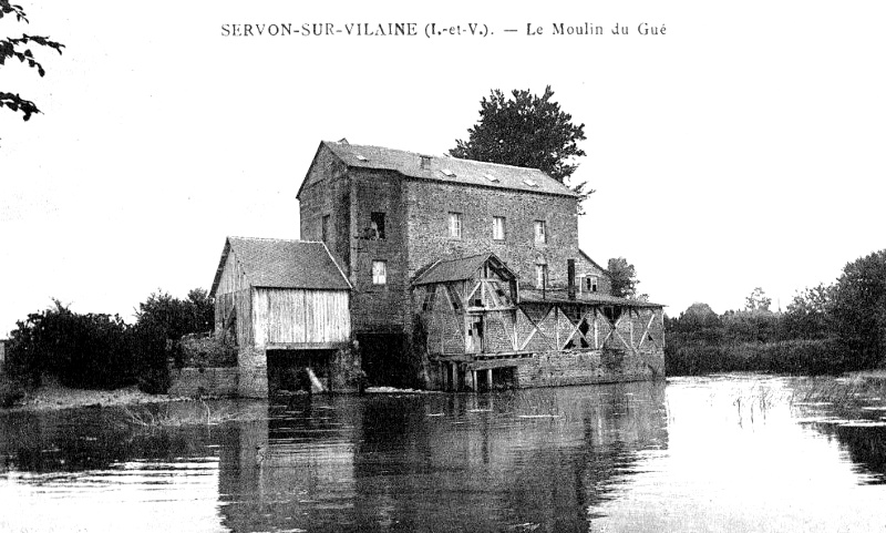 Moulin de Servon-sur-Vilaine (Bretagne).