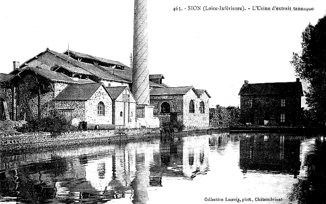 Vue de l'usine de Sion-les-Mines.