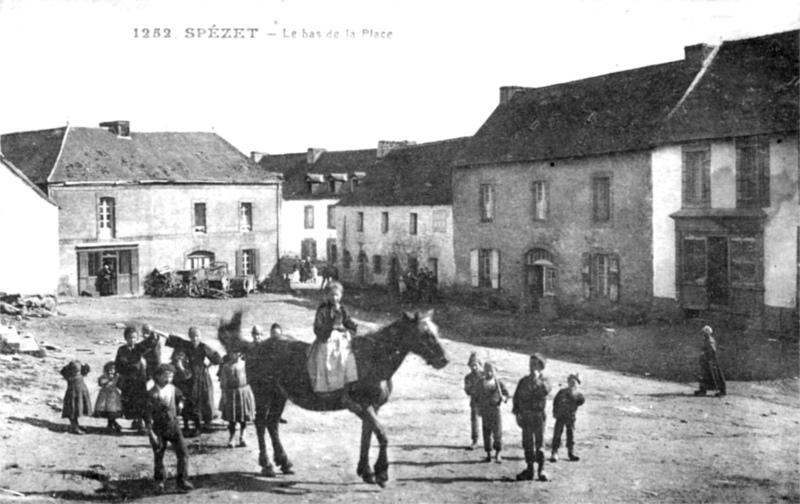 Ville de Spzet (Bretagne).