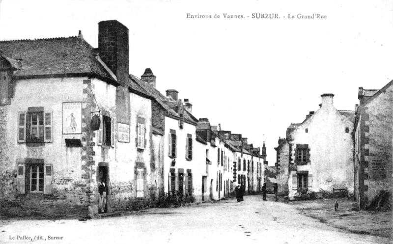 Ville de Surzur (Bretagne).