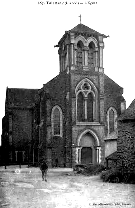 Eglise de Talensac (Bretagne).
