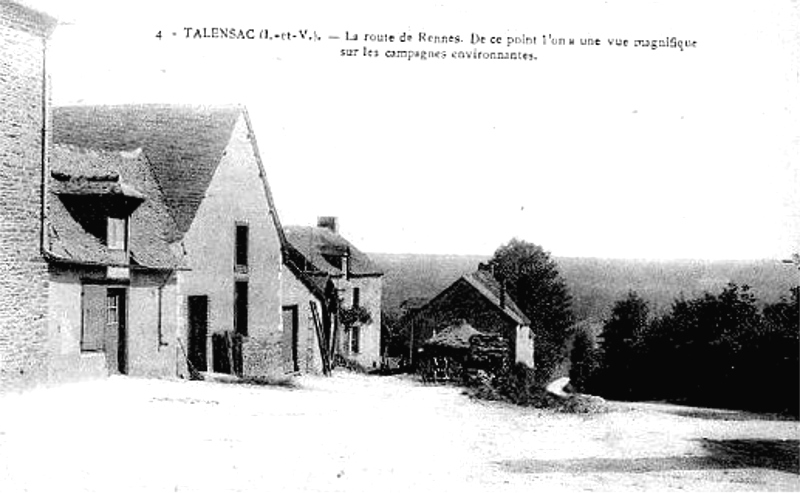 Ville de Talensac (Bretagne).