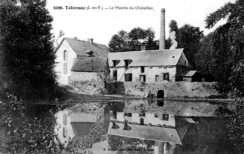 Moulin de Talensac (Bretagne).