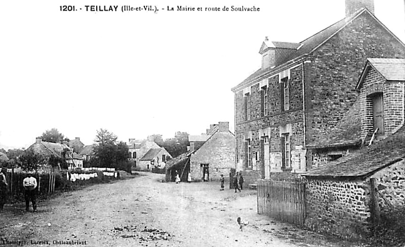 Ville de Teillay (Bretagne).