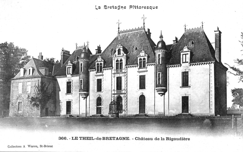 Chteau Rigaudire  le Theil-de-Bretagne (Bretagne).