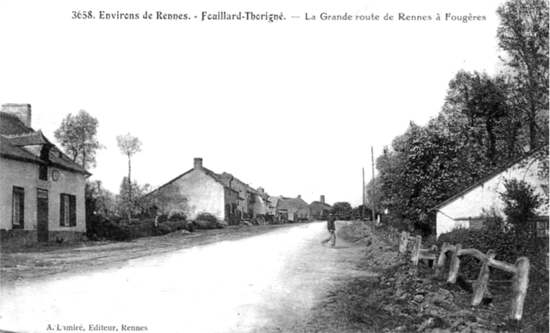 Ville de Thorign-Fouillard (Bretagne).