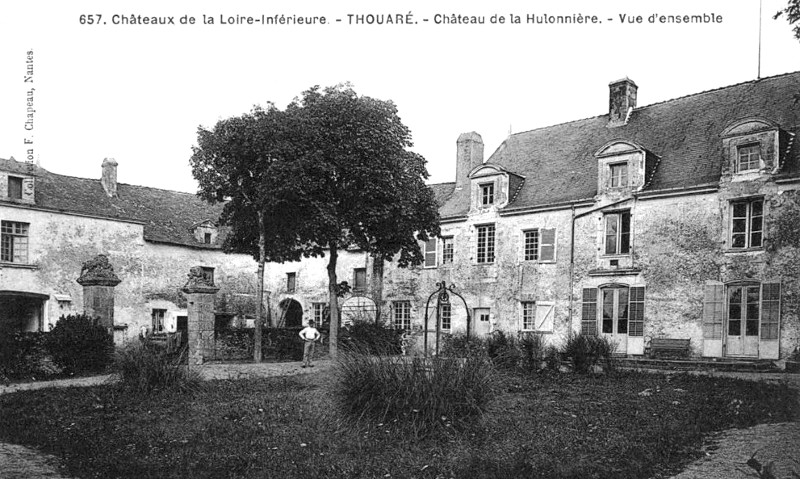 Chteau de la Hulonnire  Thouar-sur-Loire (Bretagne).