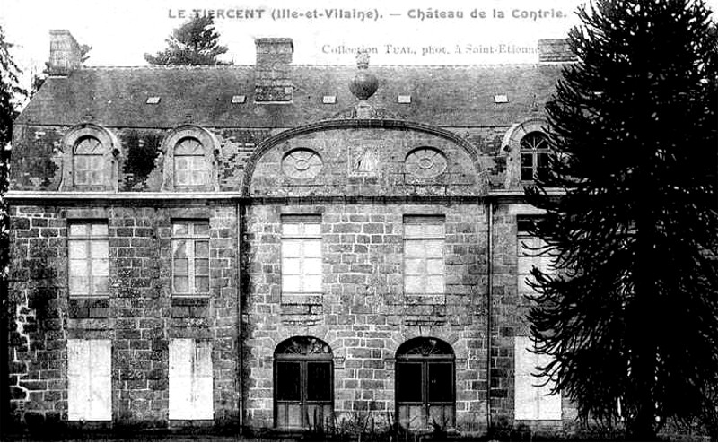 Chteau de  Tiercent (Bretagne).