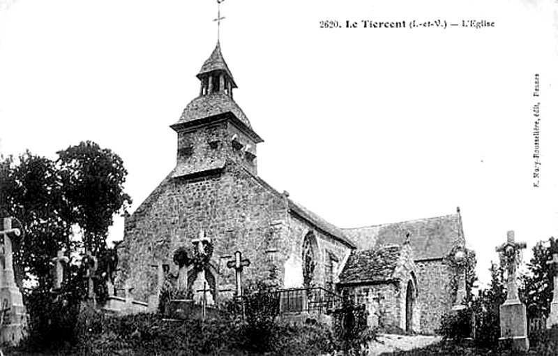 Eglise de Tiercent (Bretagne).