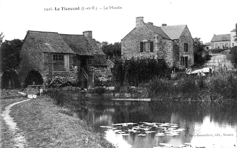 Moulin de Tiercent (Bretagne).