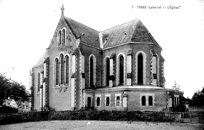 Eglise de Trans-sur-Erdre (anciennement en Bretagne).