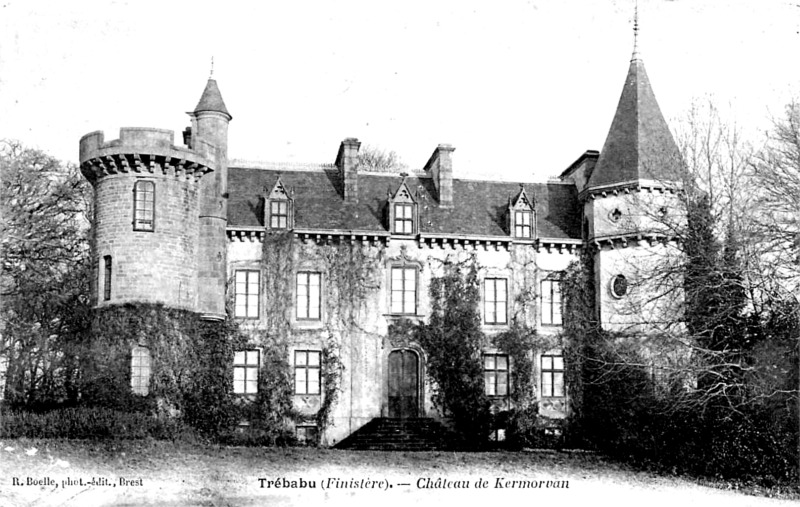 Manoir de Kermorvan  Trbabu (Bretagne).