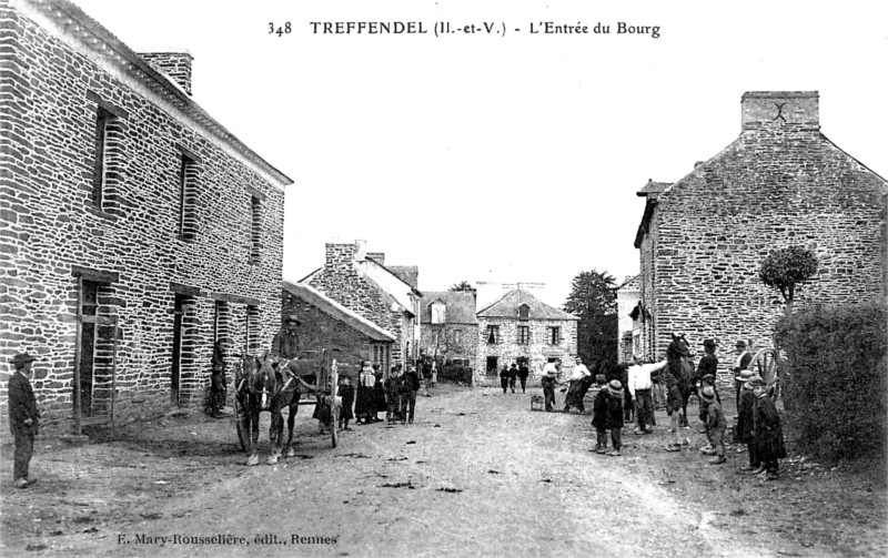 Ville de Treffendel (Bretagne).