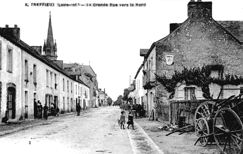 Ville de Treffieux (anciennement en Bretagne).
