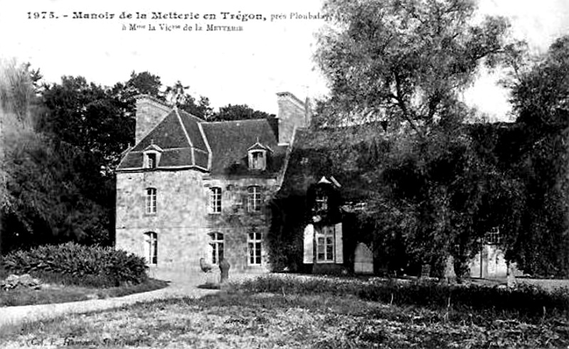 Ville de Trgon (Bretagne) : manoir de la Metterie ou Mettrie.