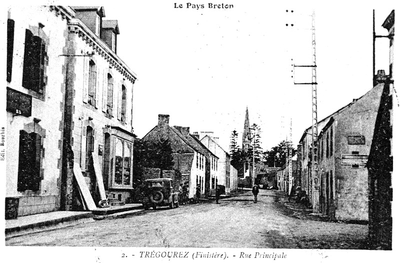 Ville de Trgourez (Bretagne).
