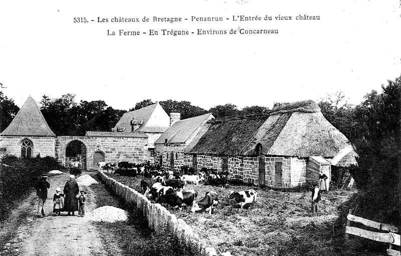 Ville de Trgunc (Bretagne).