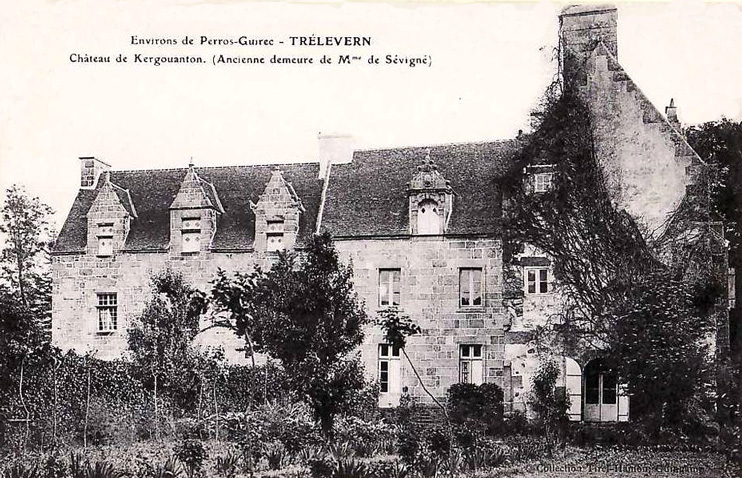 Trlvern (Bretagne) : Chteau de Kergouanton