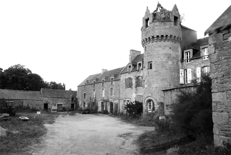 Trlivan (Bretagne) : chteau de Vaucouleurs.