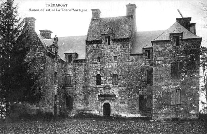 Trmargat (Bretagne) : maison o est n La Tour-d'Auvergne.