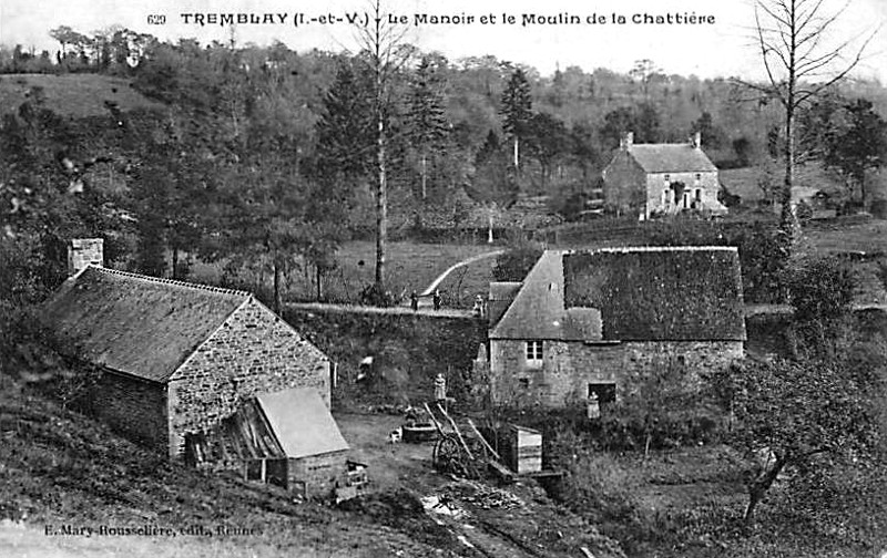 Manoir de la Chattire  Tremblay (Bretagne).