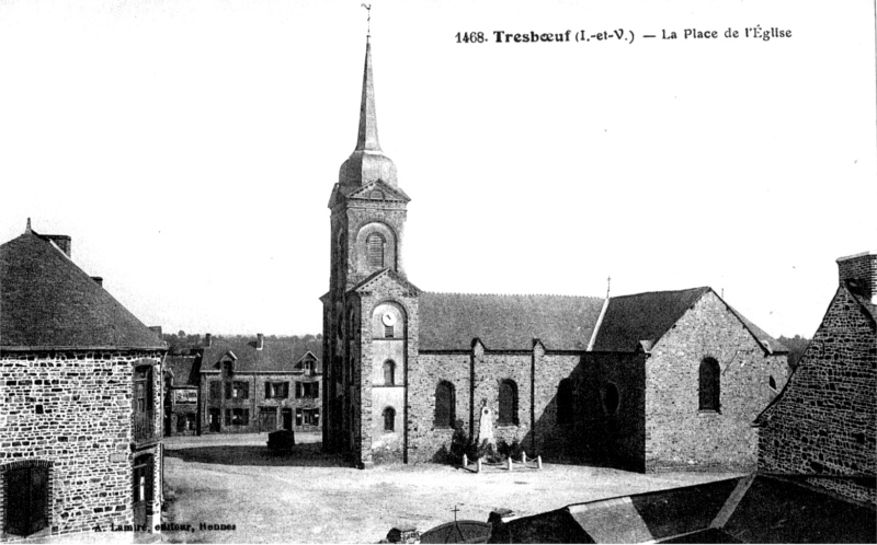 Eglise de Treboeuf ou Tresbuf (Bretagne).