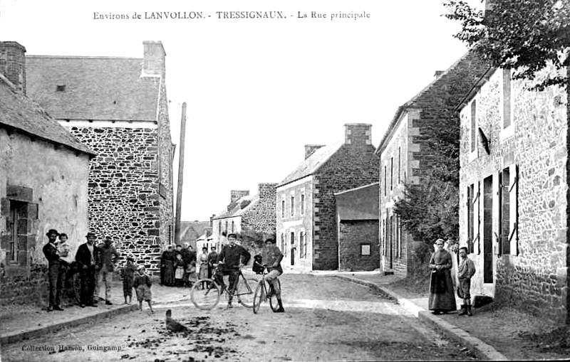 Ville de Tressignaux (Bretagne).