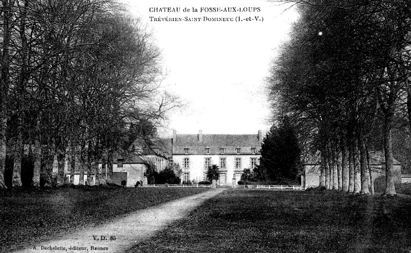 Chteau de Trvrien (Bretagne).