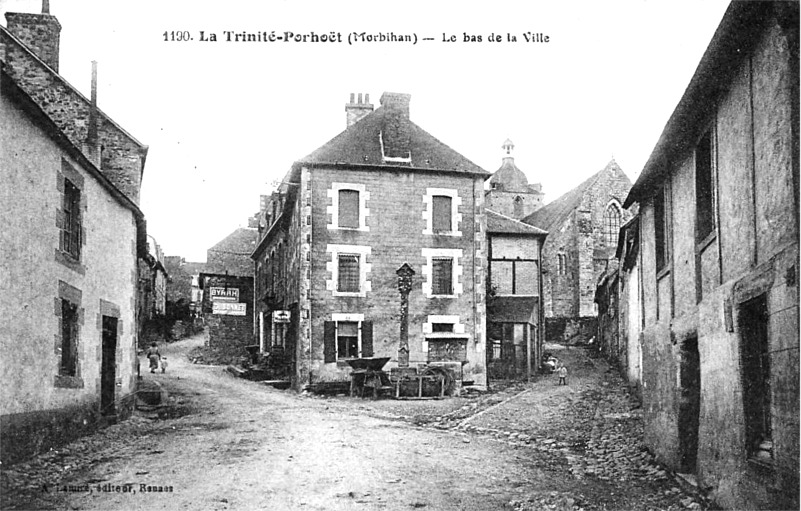Ville de la Trinit-Porhot (Bretagne).
