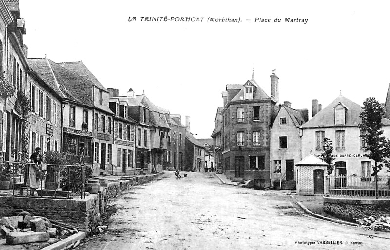 Ville de la Trinit-Porhot (Bretagne).