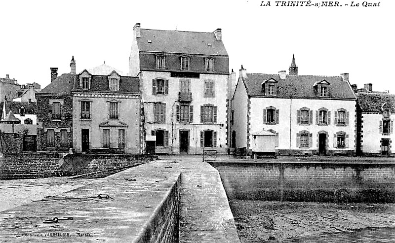 Ville de la Trinit-sur-Mer (Bretagne).