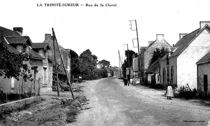 Ville de la Trinit-Surzur (Bretagne).