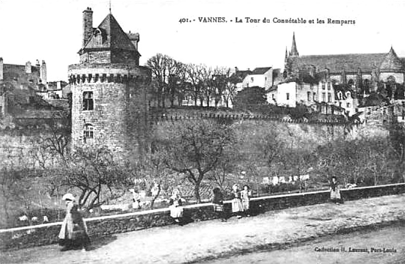 Les remparts de Vannes (Bretagne).