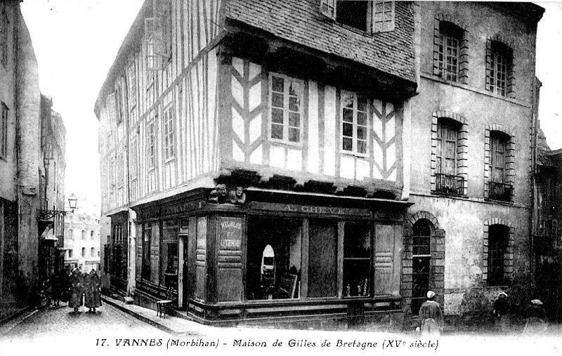 La rue No  Vannes (Bretagne).