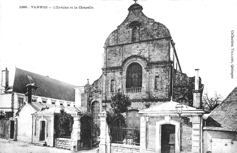 L'vch de Vannes et la chapelle (Bretagne)
