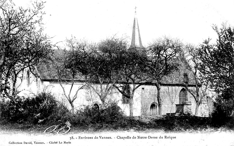 Vannes (Bretagne) : la chapelle de Roque.