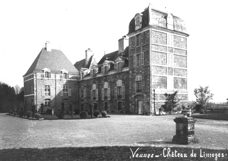 Vannes (Bretagne) : chteau de Limoges.