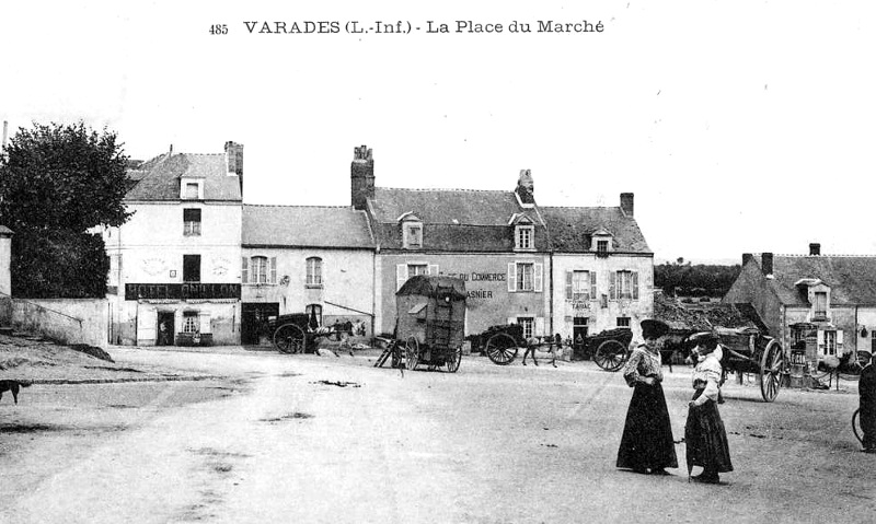 Ville de Varades (anciennement en Bretagne).