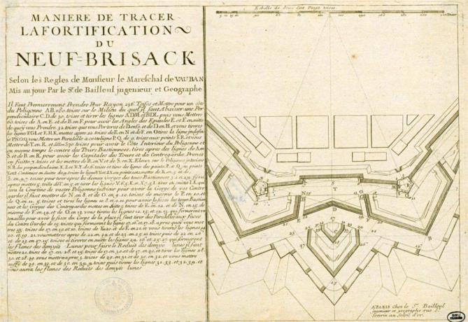Fortification de Brisach par Vauban