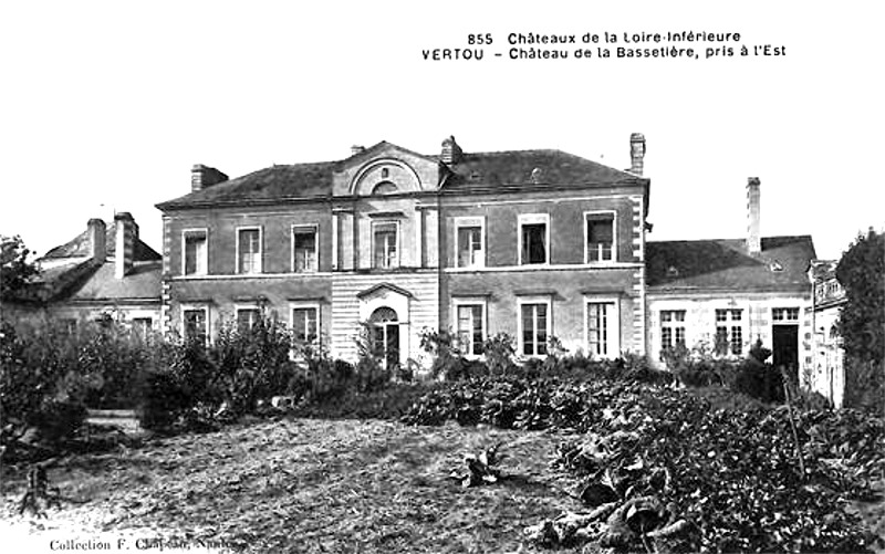 Chteau de la Bastire  Vertou (anciennement en Bretagne).