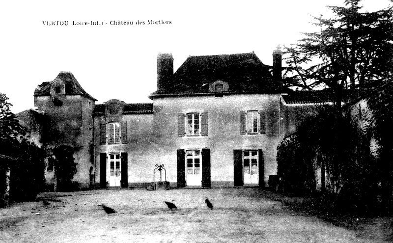 Chteau des Mortiers  Vertou (anciennement en Bretagne).