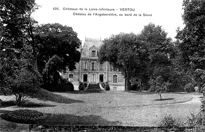 Chteau de l'Angebardire  Vertou (anciennement en Bretagne).