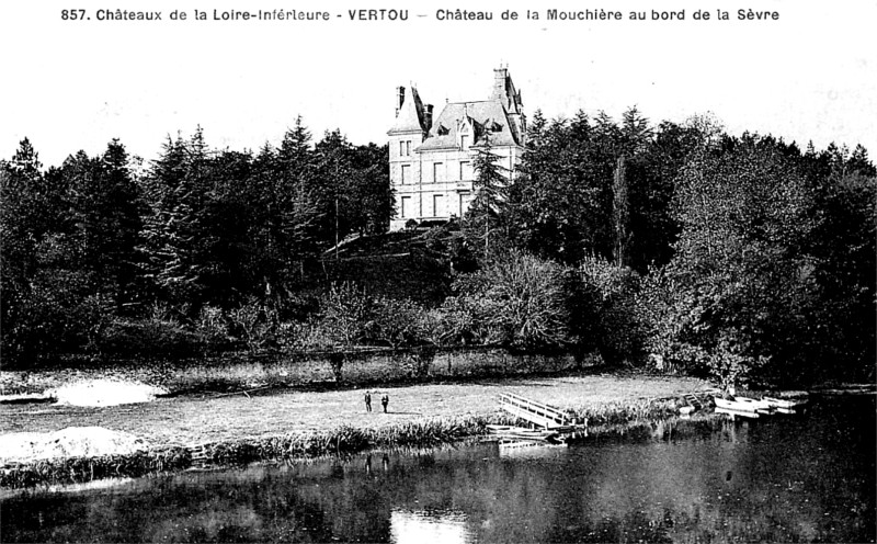 Chteau de la Mouchire  Vertou (anciennement en Bretagne).