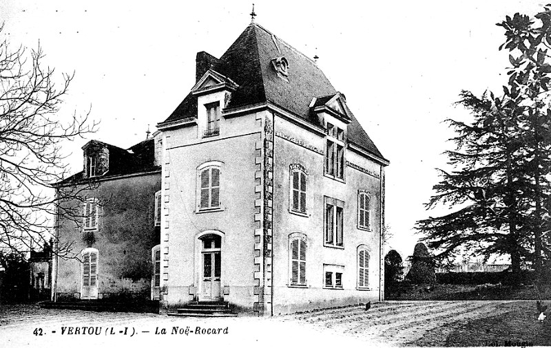 Chteau de la No-Rocard  Vertou (anciennement en Bretagne).