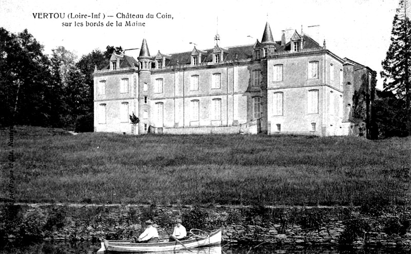 Chteau du Coin  Vertou (anciennement en Bretagne).