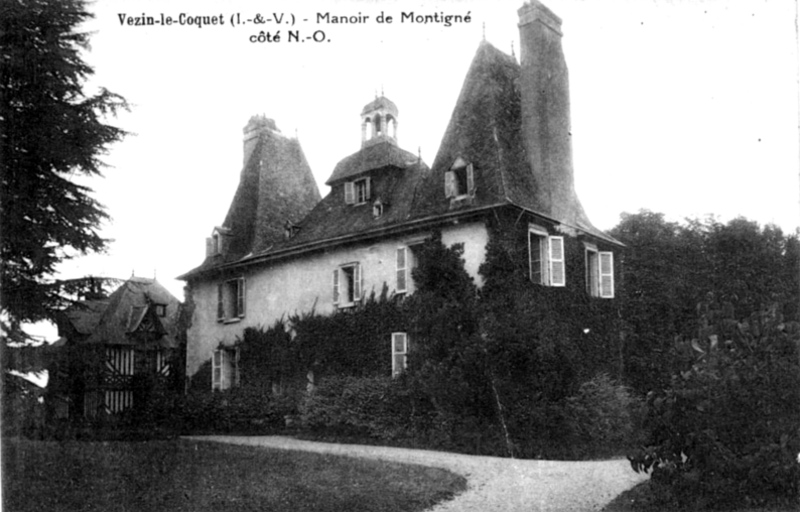 Manoir de Montign  Vezin-le-Coquet (Bretagne).